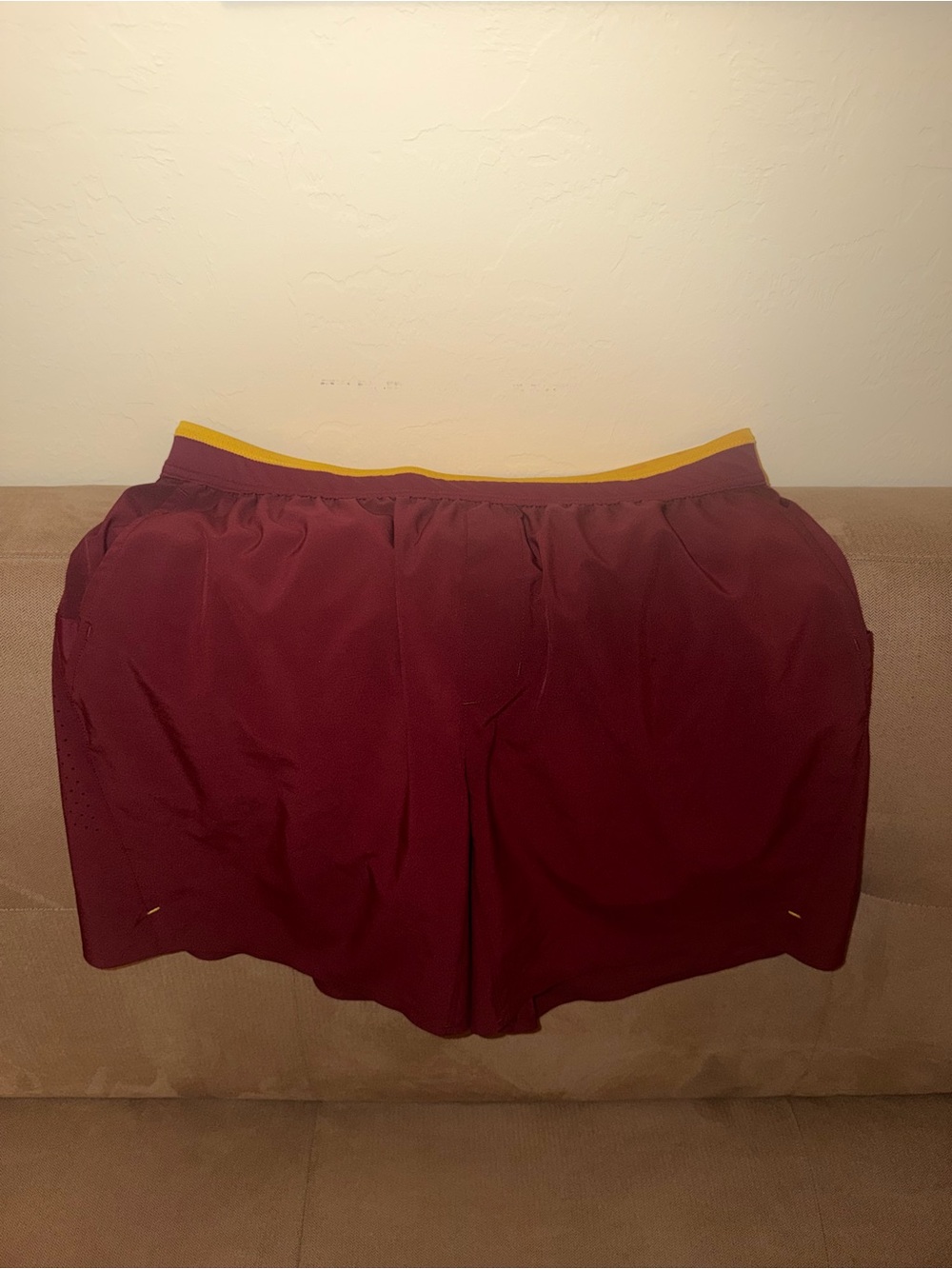 Centric Maroon Hiflex Aero Shorts